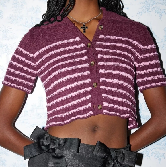 KIMCHI BLUE Button Polo Sweater - Picture 2 of 7